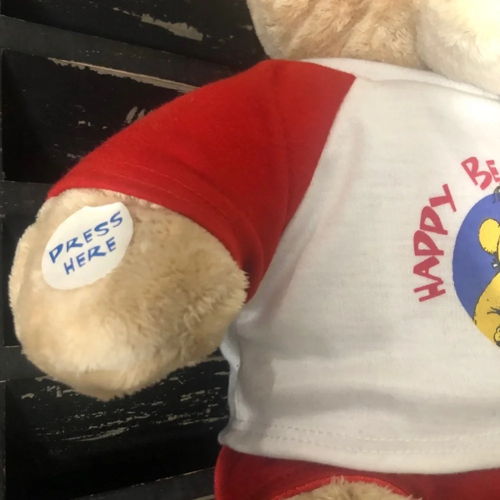 BUILD A BEAR Happy Bearthday Singing Teddy Bear